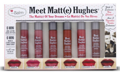 Набір рідких матових помад The ​​Balm Meet Hughes Mini Kit 12, 7.2 мл