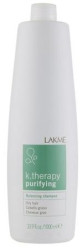 Балансуючий шампунь для жирного волосся Lakme K.Therapy Purifying Balancing Shampoo, 1000 мл