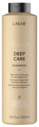 Відновлюючий шампунь для пошкодженого волосся Lakme Teknia Deep Care Shampoo, 1000 мл