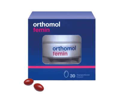 Вітаміни для поліпшення самопочуття під час менопаузи Orthomol Femin, 180 шт
