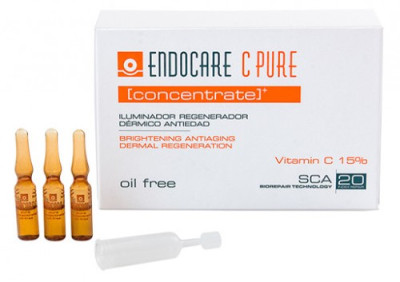 Регенерирующий омолаживающий концентрат для лица Cantabria Labs Endocare C Pure Concentrate, 14 мл