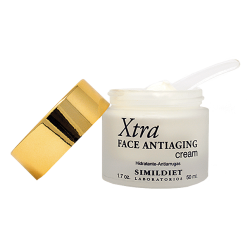 Антивіковий крем для обличчя з гіалуроновою кислотою та ДМАЕ Simildiet Laboratorios Face antiaging cream XTRA 50 ml