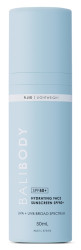 Зволожуючий сонцезахисний крем для обличчя Bali Body Hydrating Face Sunscreen SPF 50+, 50 мл