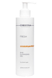 Очищающий гель с фруктовыми кислотами для всех типов кожи Christina Fresh AHA Cleansing Gel, 300 мл