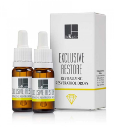 Краплі Ресвератрол для відновлення шкіри Dr. Kadir Exclusive Restore Skin Revitalizing Resveratrol Drops, 2x10мл