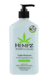 Ніжний зволожуючий крем для тіла потрійної дії Hempz Triple Moisture Herbal Whipped Body Creme, 500 мл