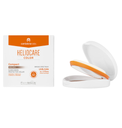 Солнцезащитная компактная пудра на водной основе Cantabria Labs Heliocare Color Oil-Free Compact SPF 50, 10 г