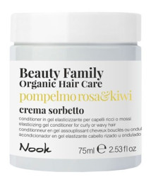 Гель-кондиціонер для еластичності кучерявого й виткого волосся Nook Beauty Family Organic Hair Care, 75 мл
