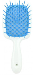 Гребінець для волосся Janeke Superbrush the Original (білий з блакитним)