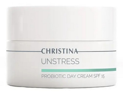 Денний крем із пробіотичною дією Christina Unstress ProBiotic Day Cream SPF 15, 50 мл