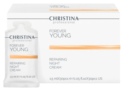 Нічний крем, що відновлює Christina Forever Young Repairing Night Cream, 30х1,5 мл