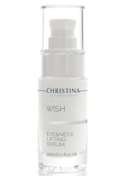 Сироватка, що омолоджує, для шкіри навколо очей і шиї Christina Wish Eyes & Neck Lifting Serum, 30 мл