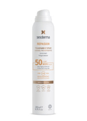 Сонцезахисний спрей для тіла Sesderma Repaskin Transparent Spray SPF 50+, 200 мл