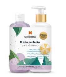 Увлажняющий набор для шелковистой кожи Sesderma (скраб для тела + молочко для тела)