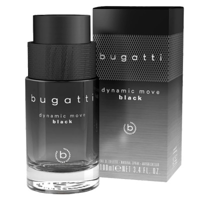 Туалетна вода для чоловіків Bugatti Dynamice Move black, 100 мл
