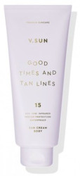 Сонцезахисний крем для тіла V.SUN, sun cream body SPF 15 200 мл