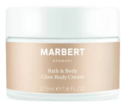 Крем для тіла з сяючими частинками Marbert Bath & Body Glow Body Cream, 225 мл