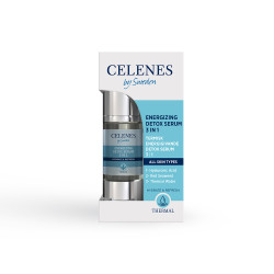 Термальная энергезирующая детокс сыворотка Celenes thermal energizing detox serum 3in1, 30 мл