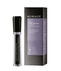 Nano тушь-уход с CU-пептидом для ресниц (25%) M2 Beaute BLACK NANO MASCARA NUTRITION & NATURAL GROWTH, 6 мл
