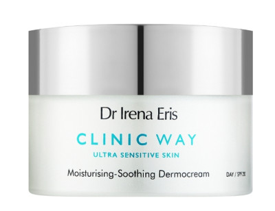 Зволожувальний та заспокійливий денний крем для обличчя Dr. Irena Eris Clinic Way Moisturising-Soothing Dermocream Day SPF20, 50 мл