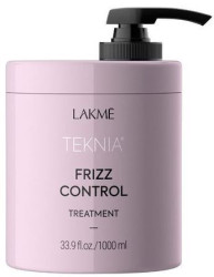 Маска дисциплінуюча для неслухняного або кучерявого волосся Lakme Frizz Control Treatment, 1000 мл