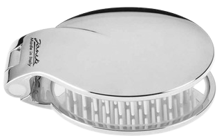 Щітка складана із дзеркалом Janeke Silver