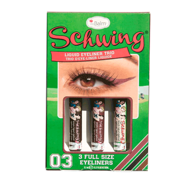 Жидкие подводки для глаз The Balm Schwing! Trio (V2)