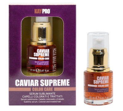 Сироватка з ікрою для фарбованого волосся Kay Pro Color Care Caviar Supreme Sublimant Serum, 20 мл