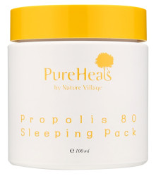 Нічна маска для обличчя з прополісом Pureheals Propolis 80 Sleeping Mask, 100 мл