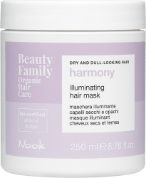 Маска для блиску сухого і тьмяного волосся Nook BEAUTY FAMILY HARMONY, 250 мл