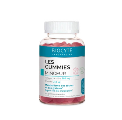 Жувальні цукерки детокс Biocyte VINAIGRE DE CIDRE GUMMIES, 60 шт