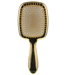 Щетка для волос прямоугольная с зеркалом золото Janeke Hairbrush With Mirror (золото)