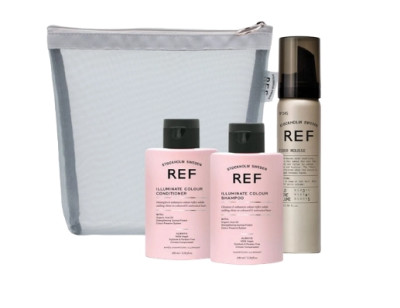 Набор миниатюр "Для крашеных волос" REF Trevel Mesh Bag Colour