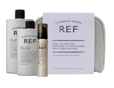 Тревел набор "Для белых волос" REF Beauty Bag Cool Silver