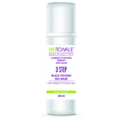 Кислородная гель-маска с древесным углем Biotonale Black Bubble Mask, 30 мл
