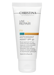 Антиоксидантний лосьйон з SPF-50 Christina Line Repair Fix Antioxidant Assist SPF50, 60 мл