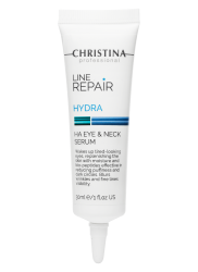 Сироватка для шкіри навколо очей та шиї із ГК Christina Line Repair Hydra HA Eye & Neck Serum, 30 мл