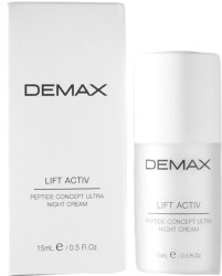Поживний нічний ліфтинг-крем "Пептид концепт" Demax Lift activ night lifting cream peptide concept, 15 мл
