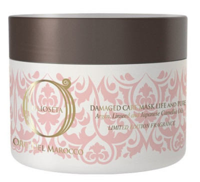 Відновлююча маска для пошкодженого волосся Barex Olioseta Oro del Marocco Maschera Riparatrice, 250 мл