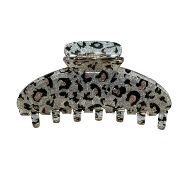 Великий крабик для волосся Emi Jay Big Effing Clip in Snow Leopard