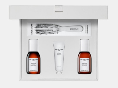 Набор для глубокого увлажнения сухих, ломких и обесцвеченных волос SachaJuan Travel Set №4