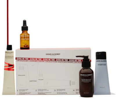 Идеальный уход для увлажненной и сияющей кожи Grown Alchemist Giving Me Time 4-Pc Gift Set