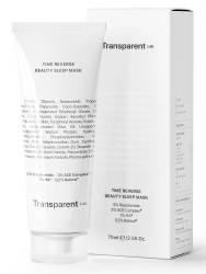 Нічна антивікова маска Transparent-lab Time reverse beauty sleep mask, 75мл