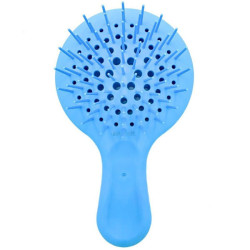 Расческа для волос  Janeke Superbrush Mini Silicon Line (голубой)