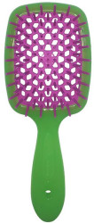 Гребінець для волосся Janeke Superbrush the Original (зелено-фіолетовий)