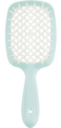 Гребінець для волосся Janeke Superbrush the Original Small (блакитний з білим)