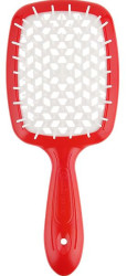 Гребінець для волосся Janeke Superbrush the Original (червоно-білий)