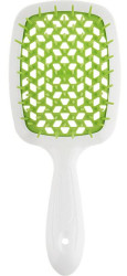 Гребінець для волосся Janeke Superbrush the Original (біло-зелений)