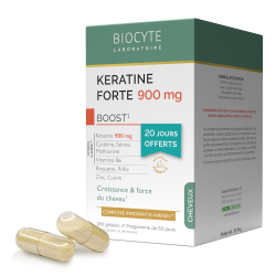 Кератин для укрепления волос Biocyte KERATINE FORTE 900MG BOOST PACK K-Amine, 180 шт