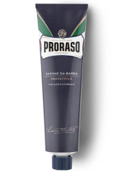 Захисний крем для гоління з екстрактом алое Proraso Blue Shaving Cream Tube Protective Aloe, 150 мл